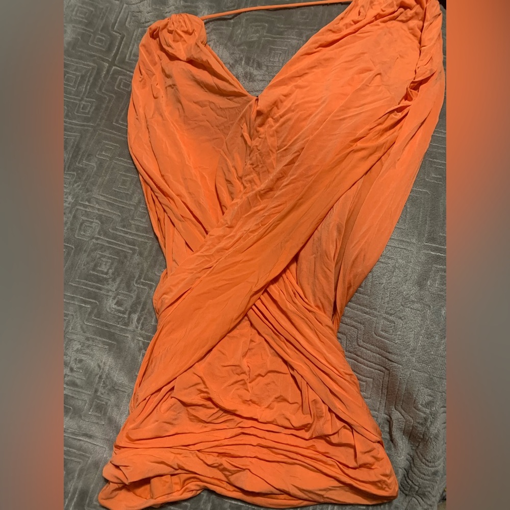BCBG wrap cross-cross dress